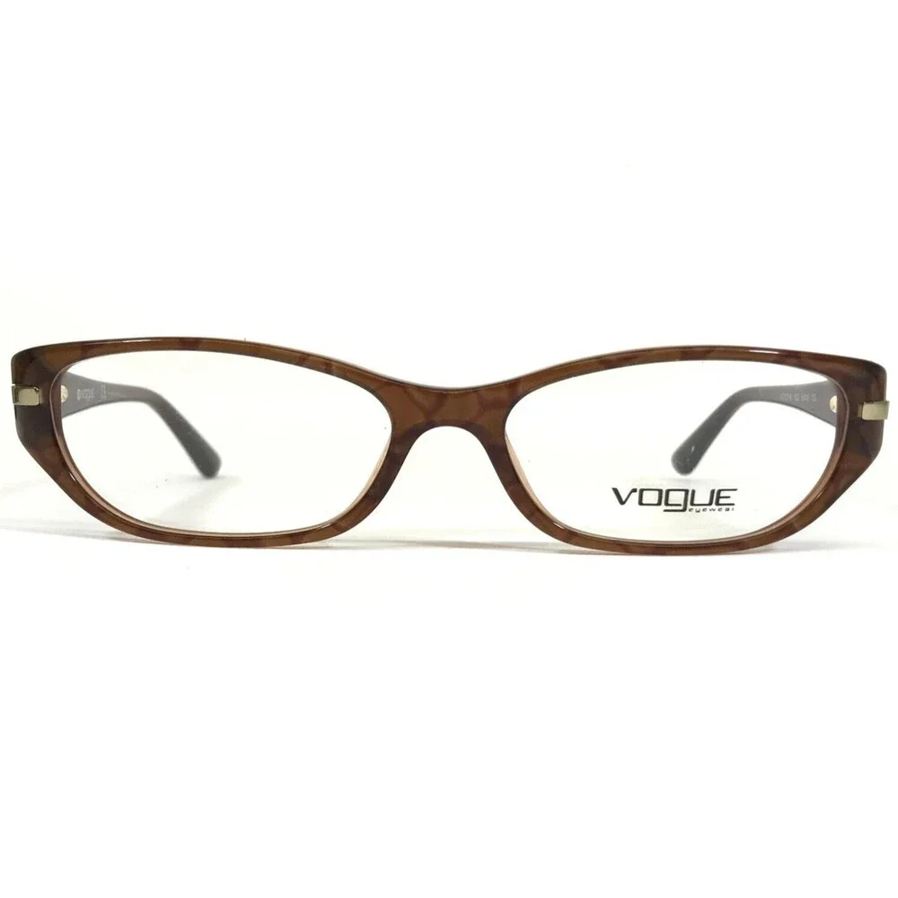 Vogue Eyeglasses Frames VO2727-B 1822 Brown Rectangular Full Rim 53-16-135